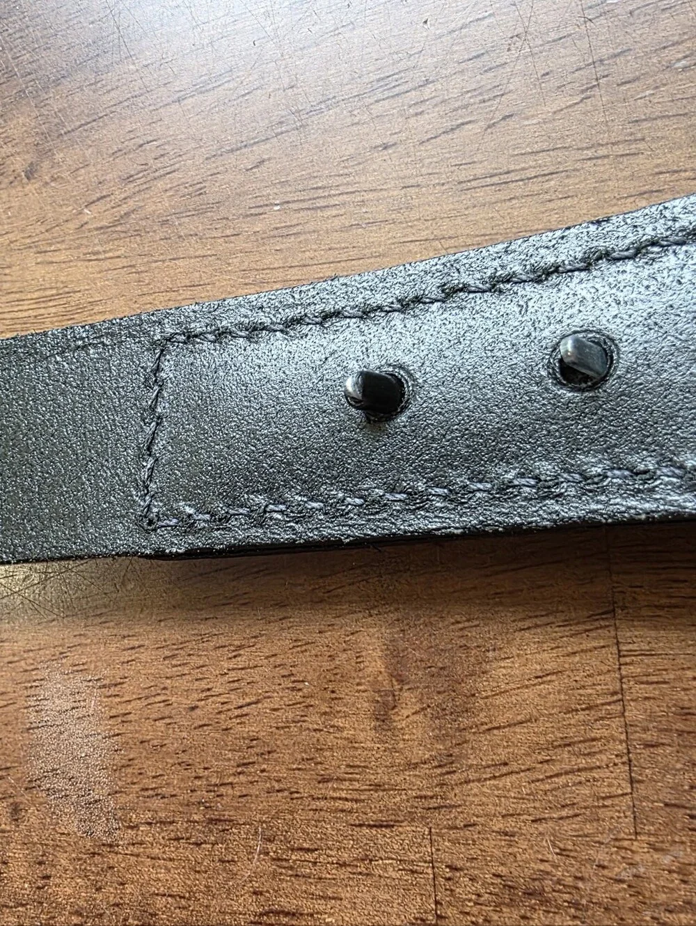 Red Kap Industries ZeroSkratch Leather Work Belt Black Size M Medium 34-38 USA